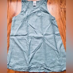 LG MATCH POINT LINEN SHORT SLEEVE SHIRT, LIGHT TEAL